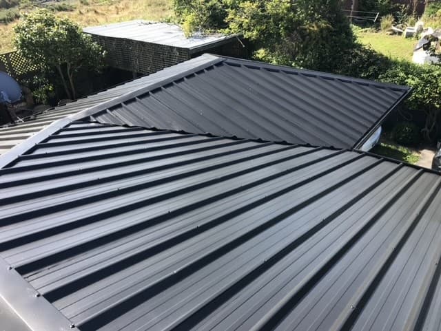 Airless Spray Gun Roof Painting Black Finished